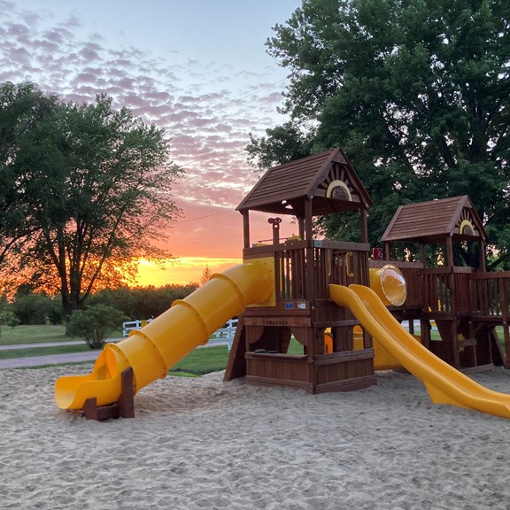 Playground at Sunset