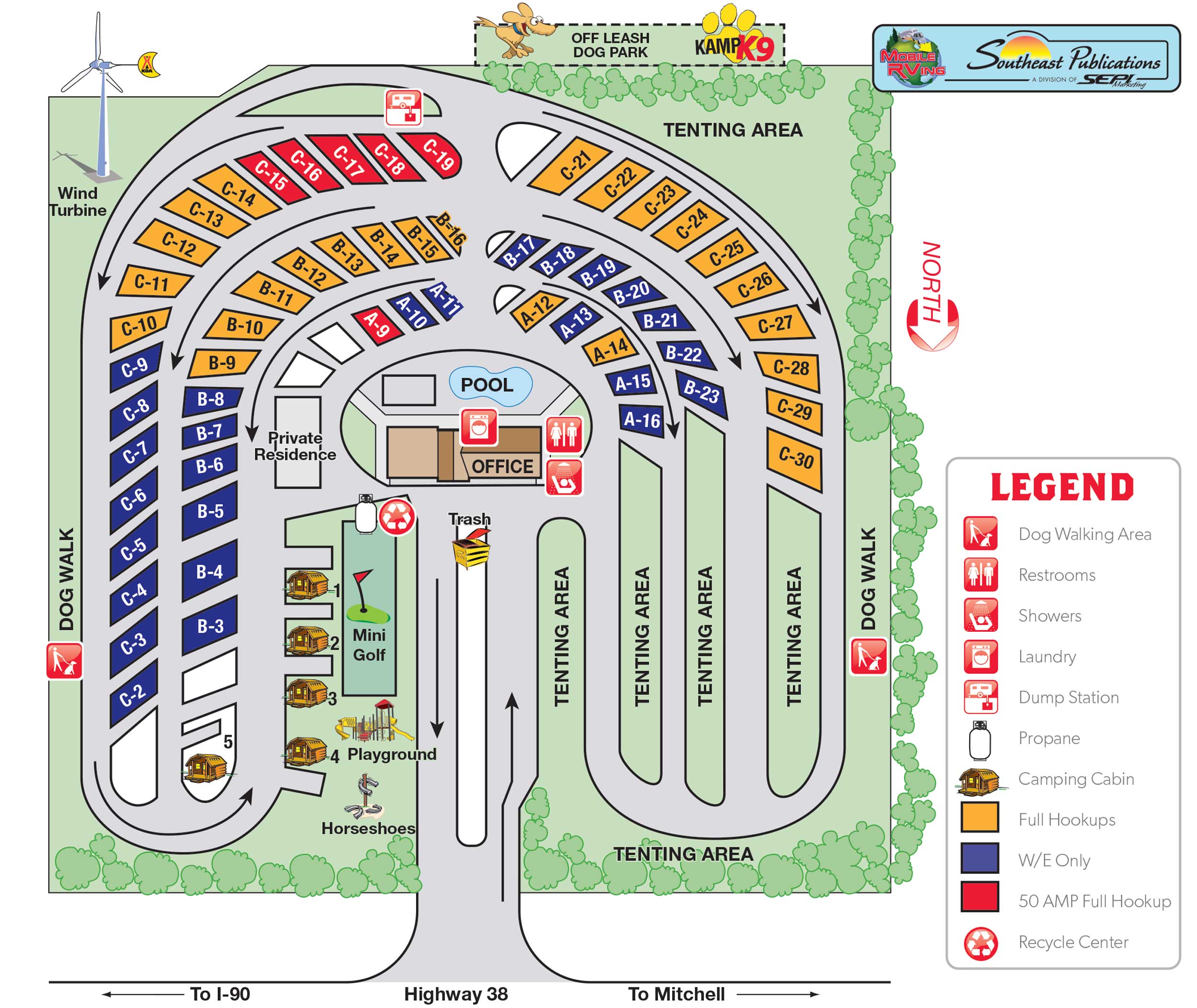 Mitchell, South Dakota Campground Mitchell KOA