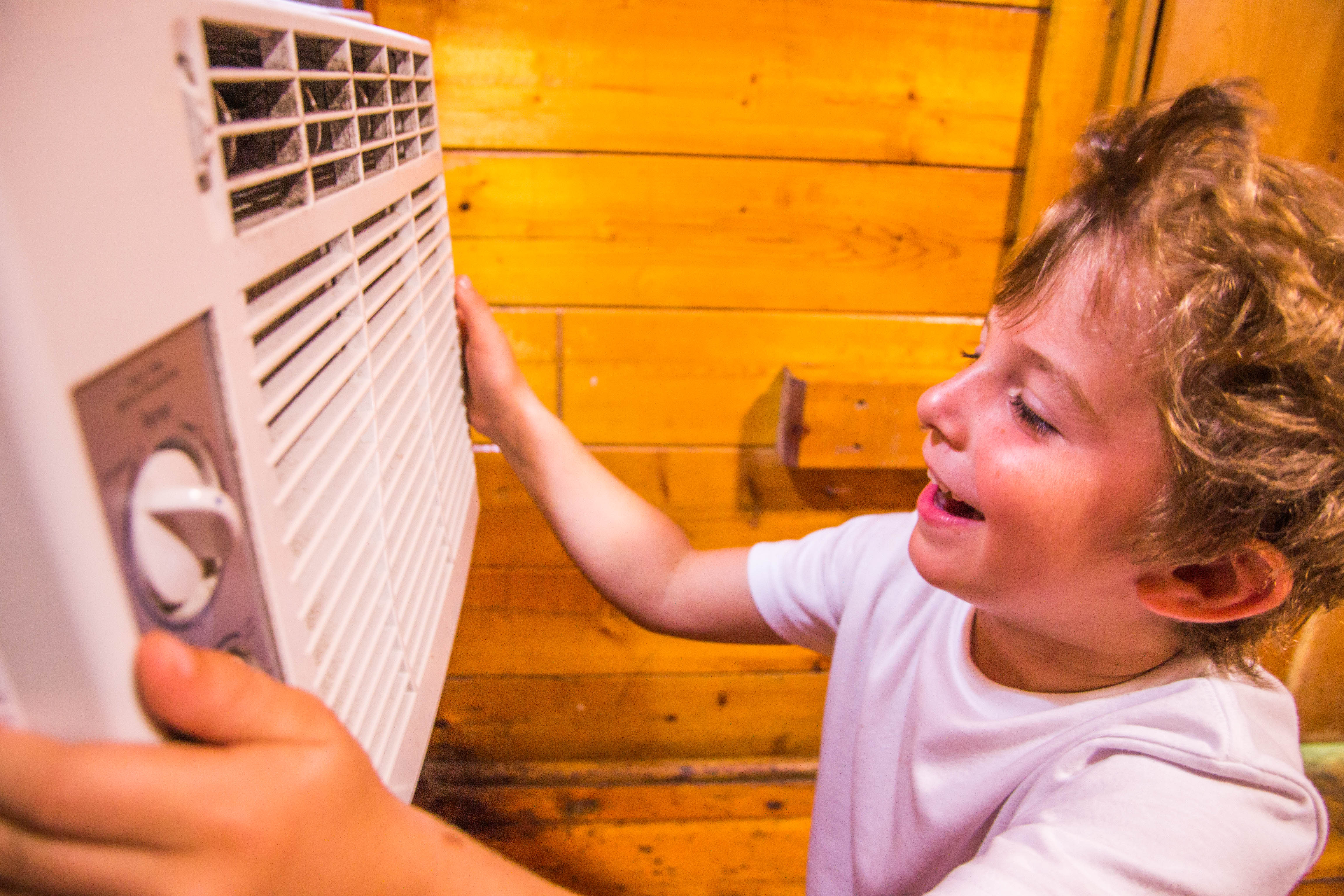 Air conditioned cabins