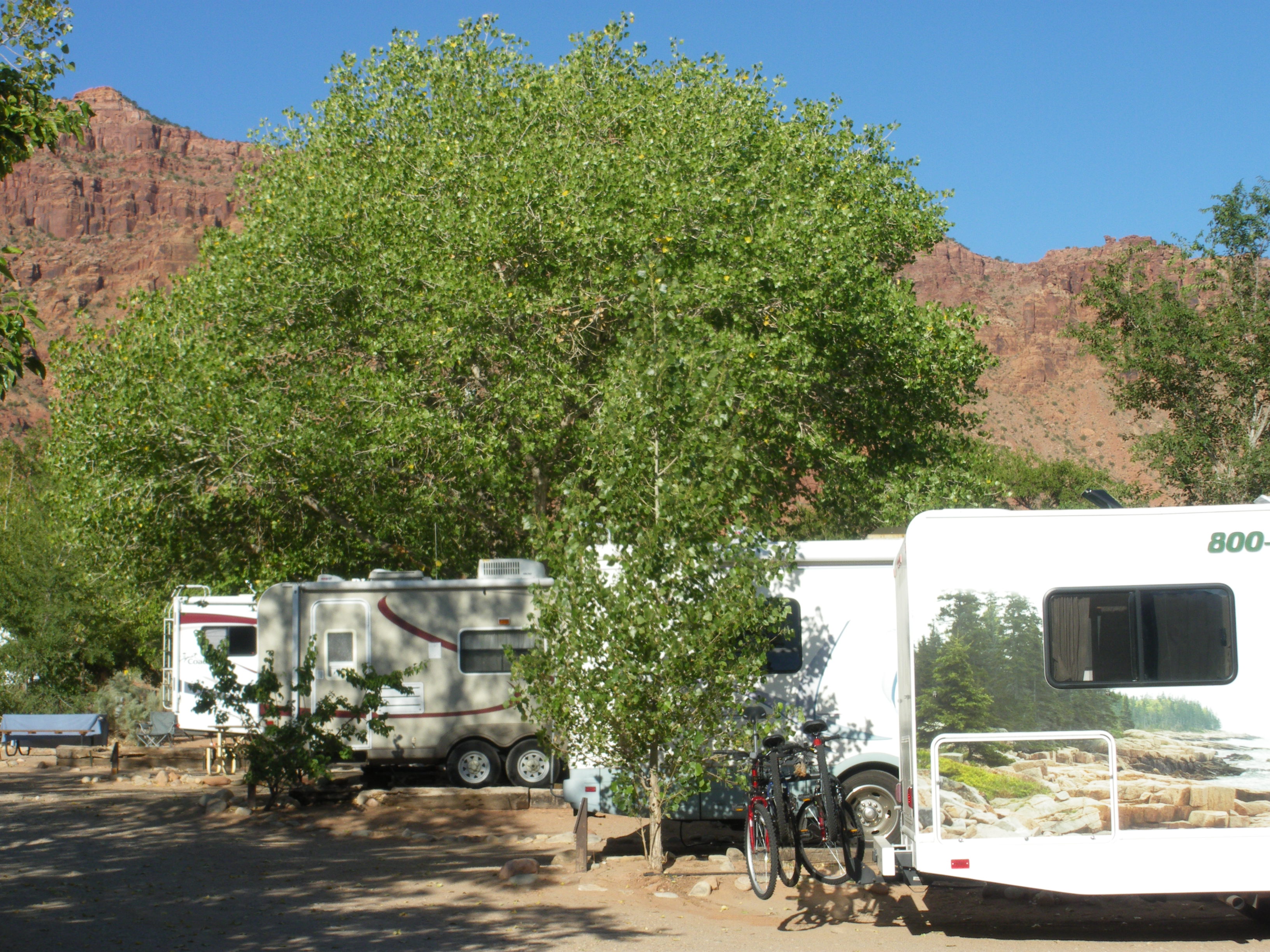 Pull Thru RV Site