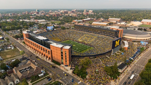 University of Michigan Football Stadium "The Big House"
