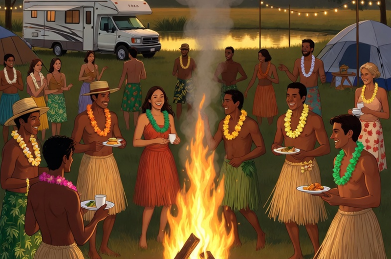 A Very Berry Luau before Labor Day Weekend Photo