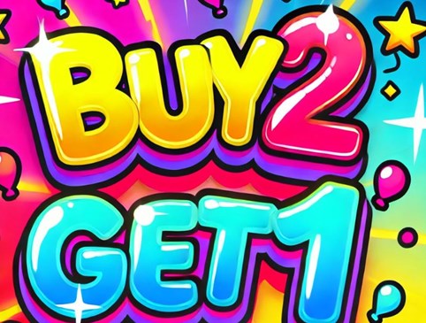 Buy 2 Get 1 Half Off Photo