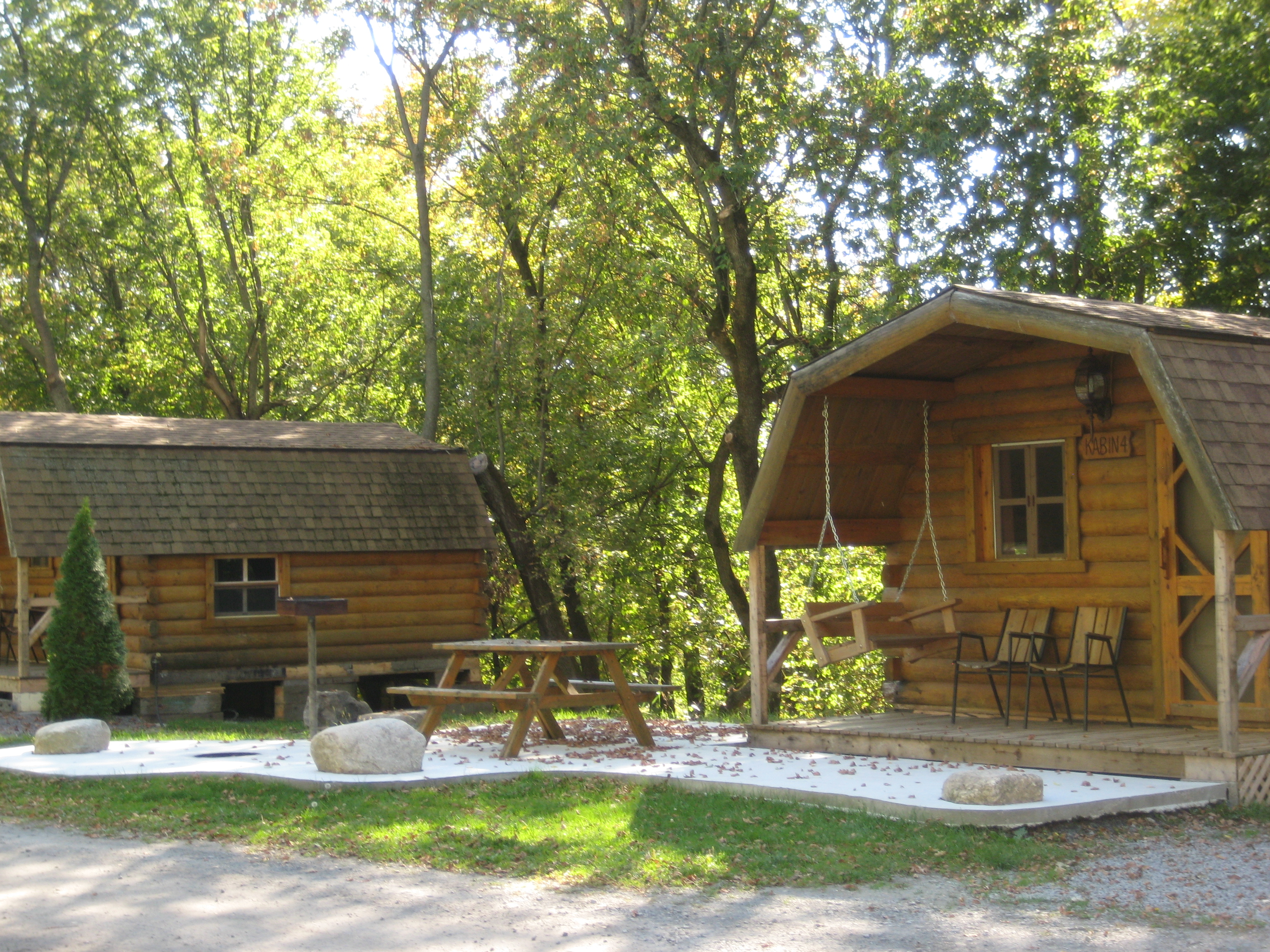 Single Room Cabin with concrete deck
