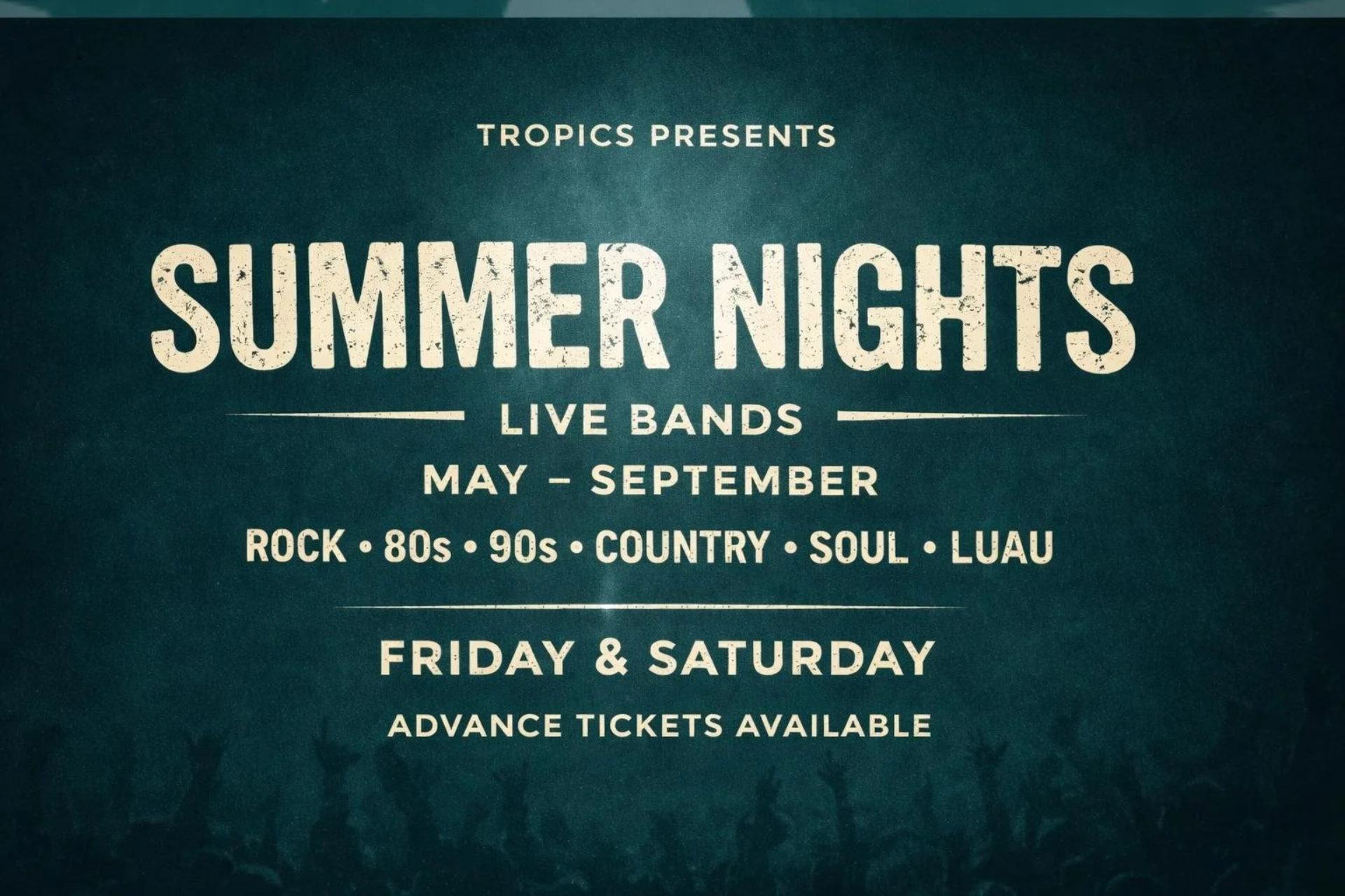 Tropics Summer Nights Concert Series: Luau Photo