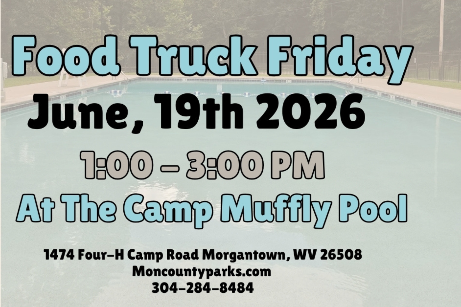 Food Truck Friday at Camp Muffly Pool #1 Photo