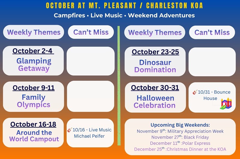 October Activities Themes Photo