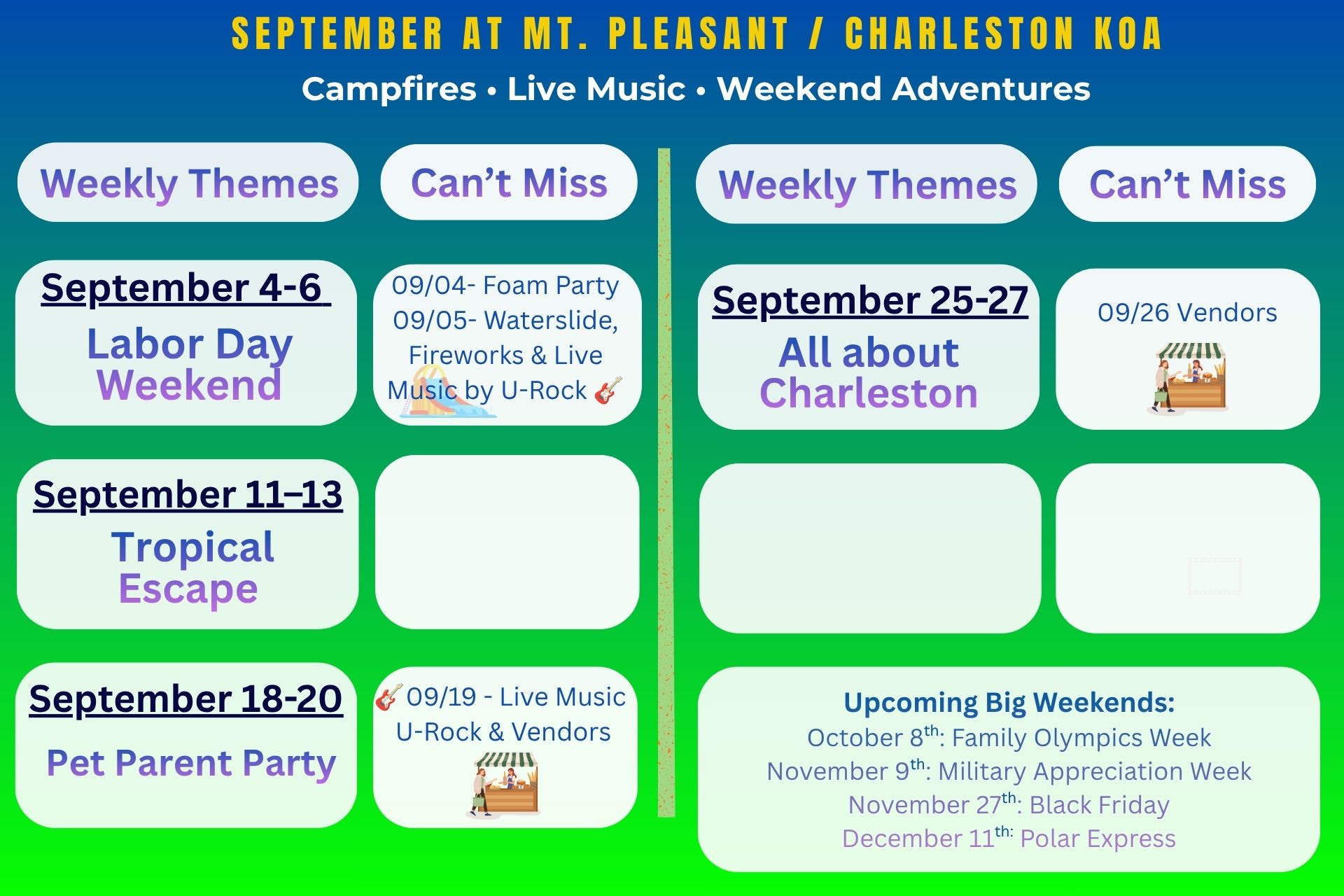 September Activities Themes Photo
