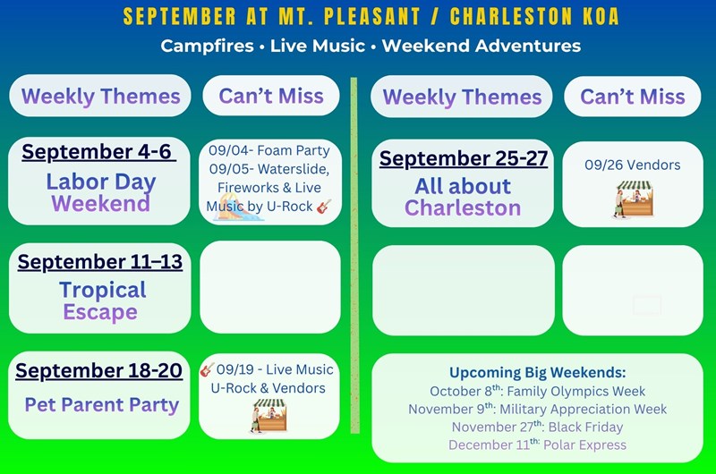 September Activities Themes Photo