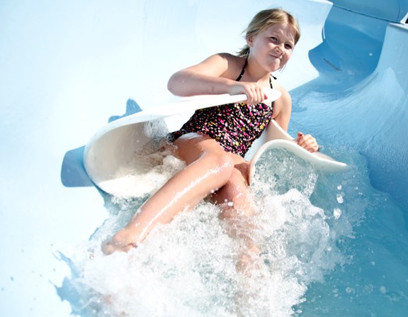 Swimming and Water Slide