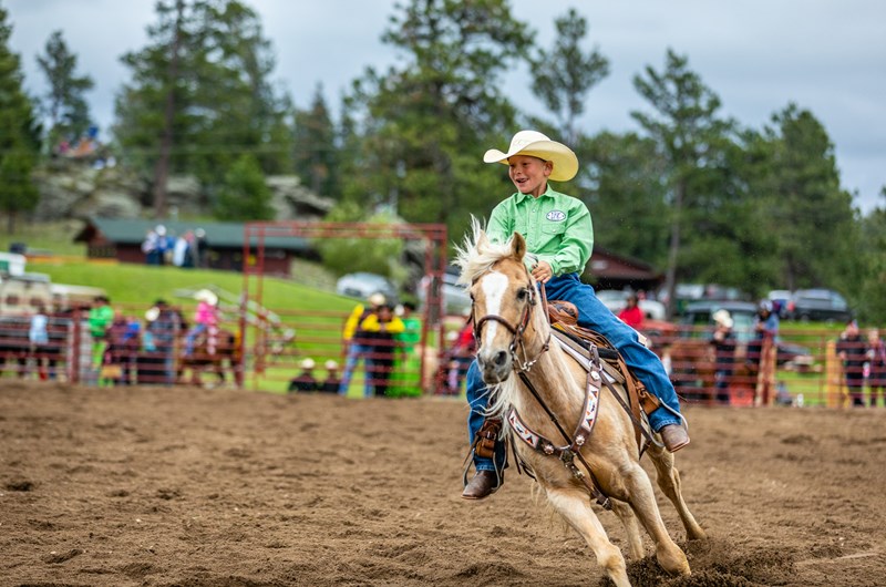 Mount Rushmore Rodeo at Palmer Gulch Photo