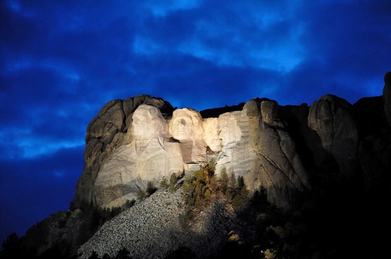 Mt. Rushmore Lighting Ceremony Photo
