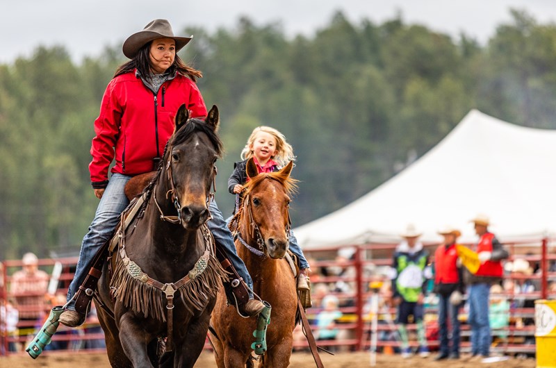 Mount Rushmore Rodeo at Palmer Gulch Photo