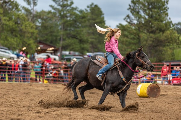 Mount Rushmore Rodeo at Palmer Gulch Photo