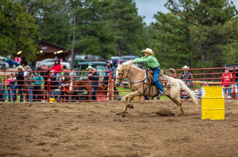 Mount Rushmore Rodeo at Palmer Gulch Photo