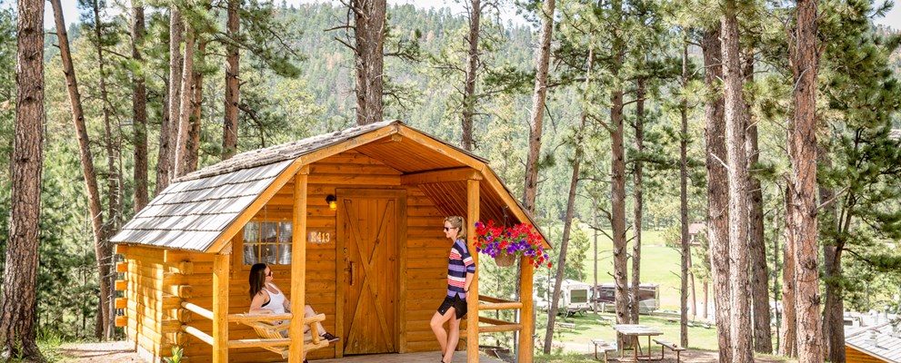 Hill City South Dakota Lodging Mount Rushmore Koa At Palmer Gulch