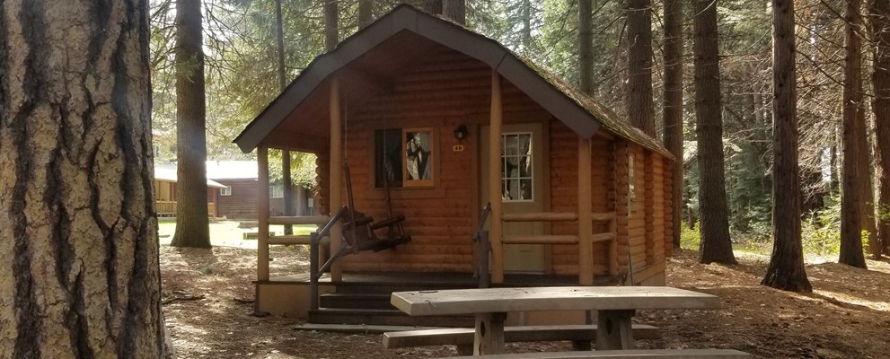 2-Bedroom Camping Cabin with NO bathroom or kitchen