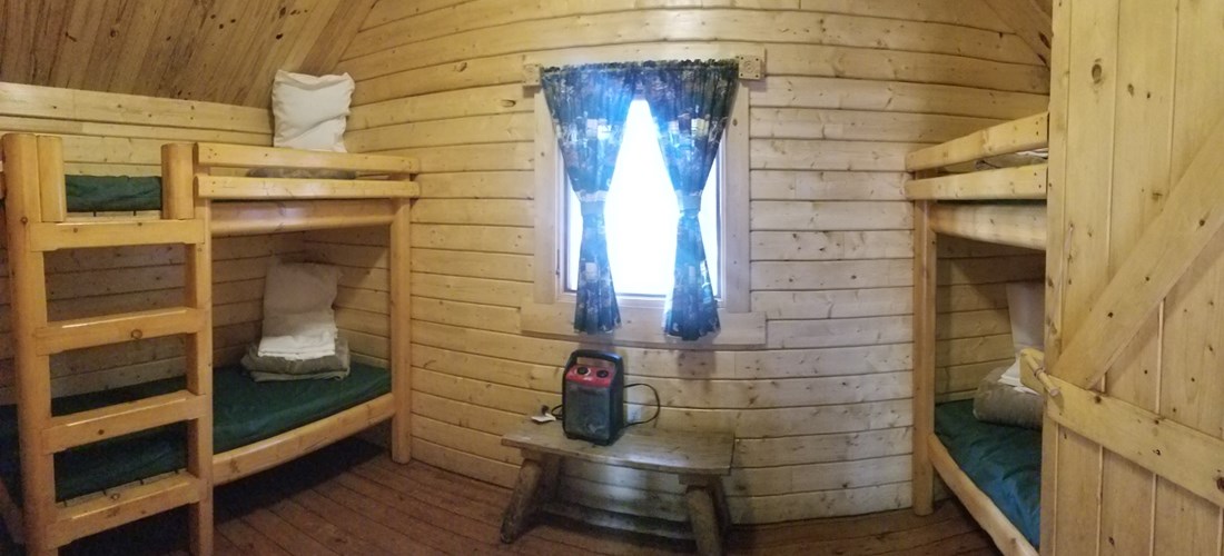 2-Bedroom Camping Cabin Interior