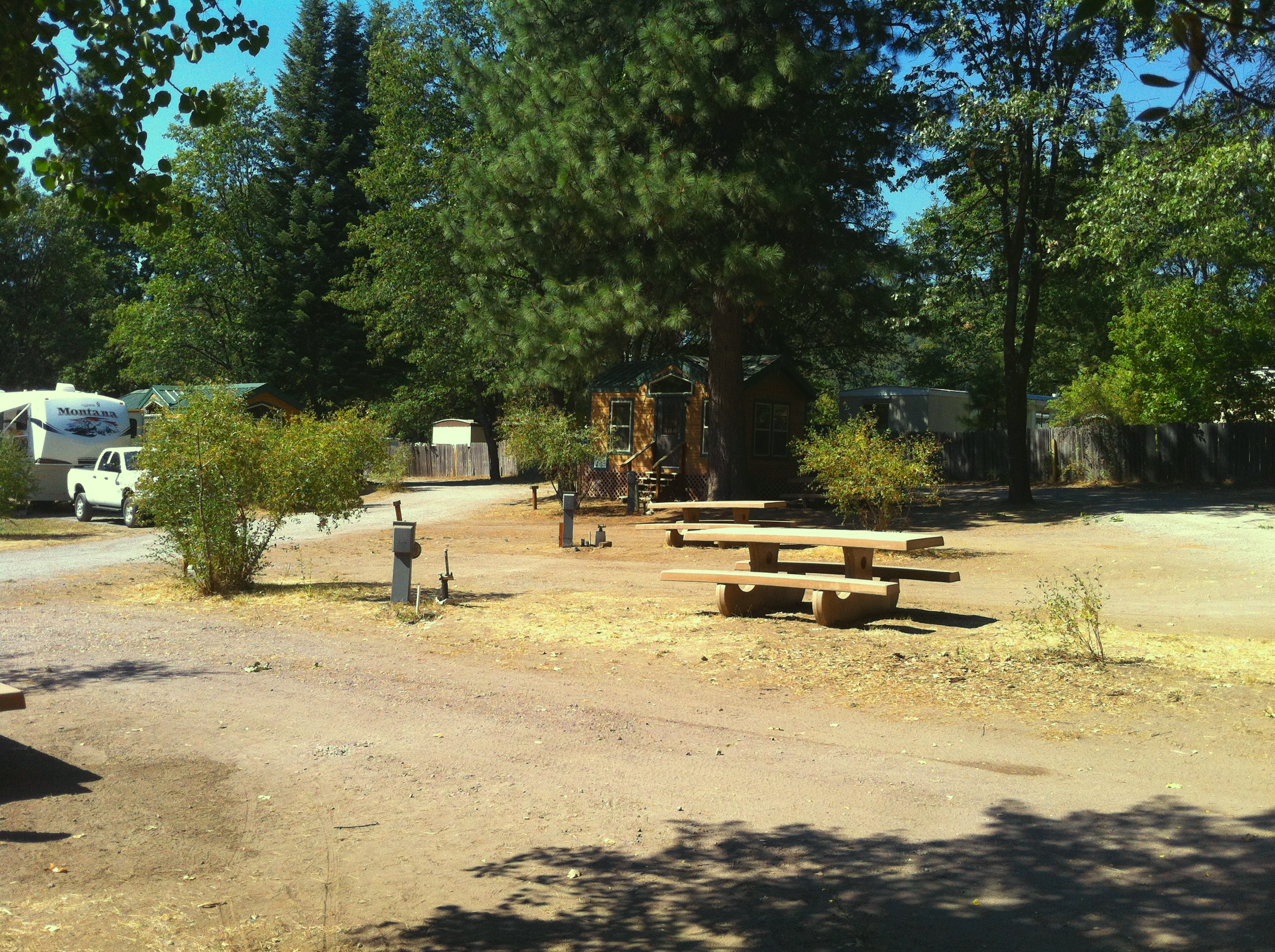 Mt Shasta, California Tent Camping Sites Mount Shasta City KOA Holiday