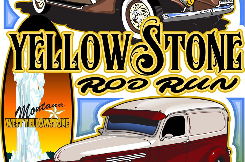 West Yellowstone Rod Run Car Show Event at the Yellowstone Park