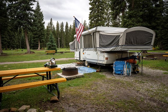 RV Sites With Fire Ring