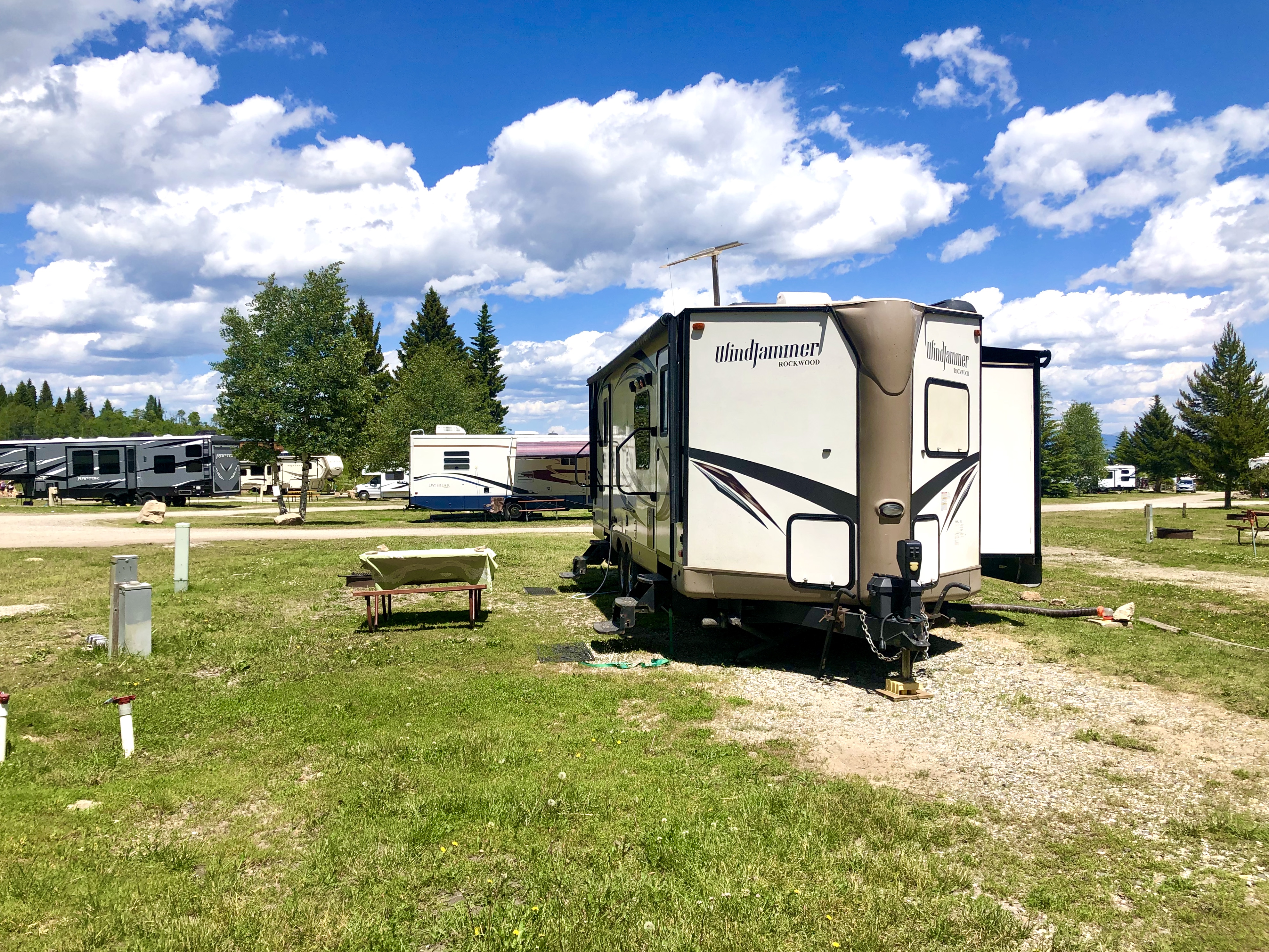 West Yellowstone, Montana RV Camping Sites Yellowstone Park