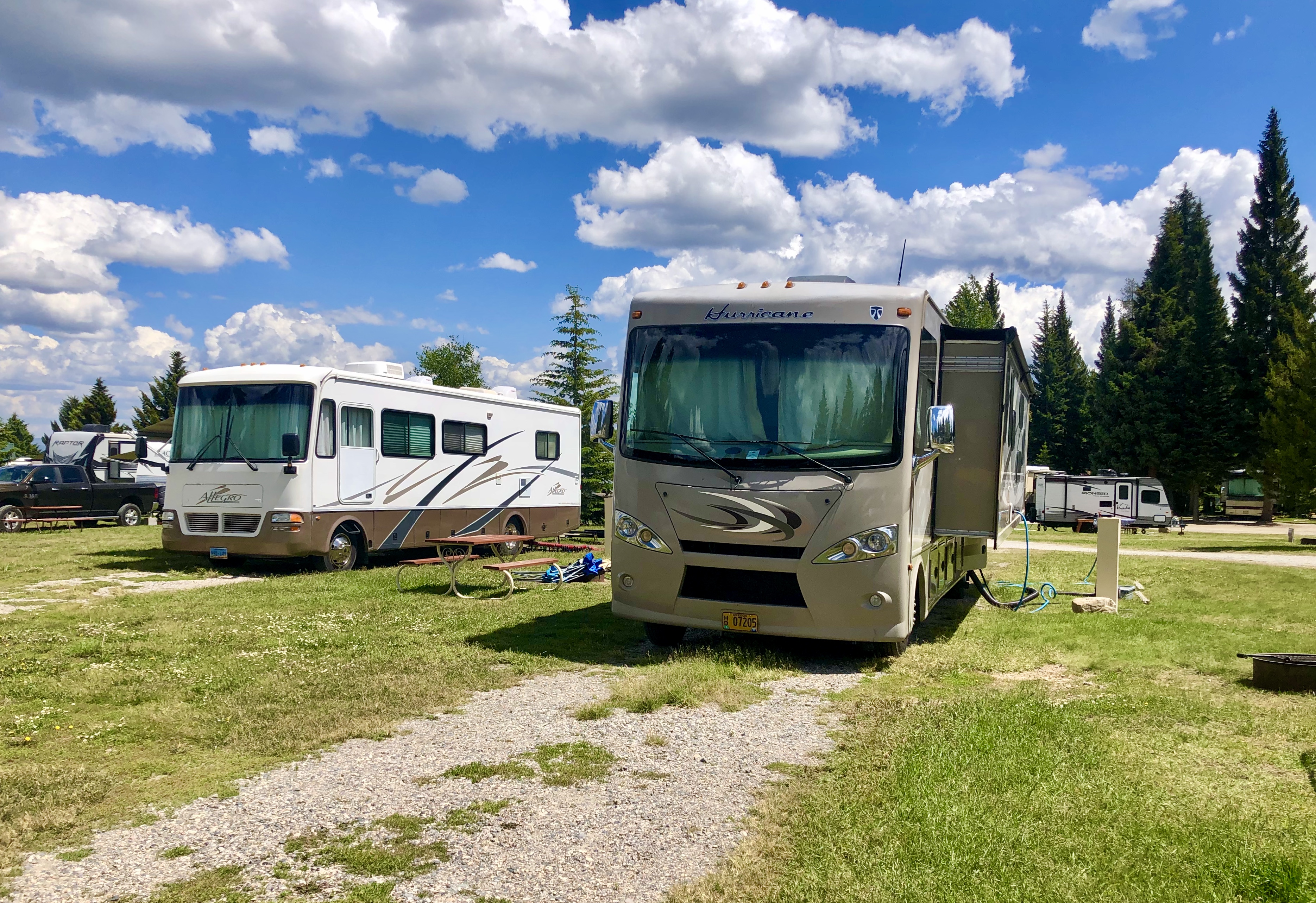 West Yellowstone, Montana RV Camping Sites Yellowstone Park