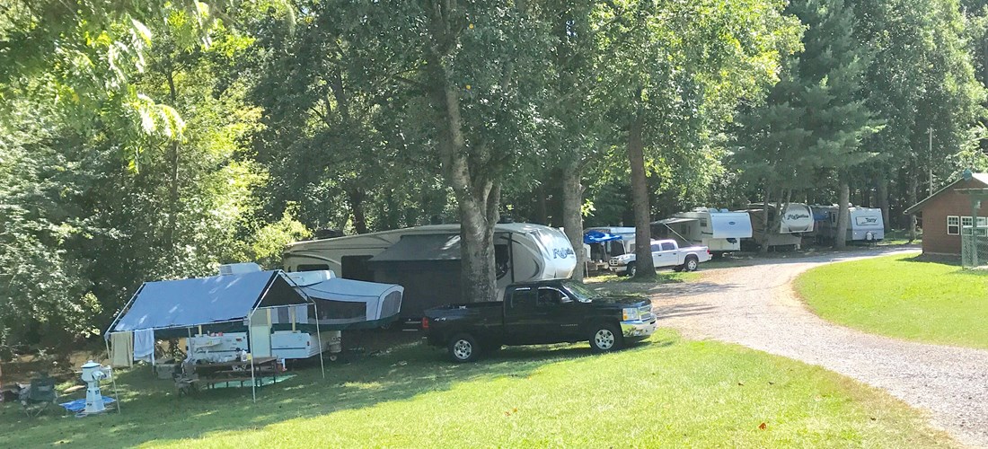 Riverfront Water and Electric RV Site