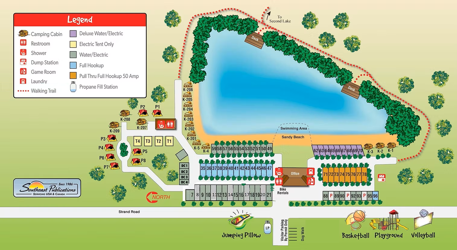 Campground Site Map