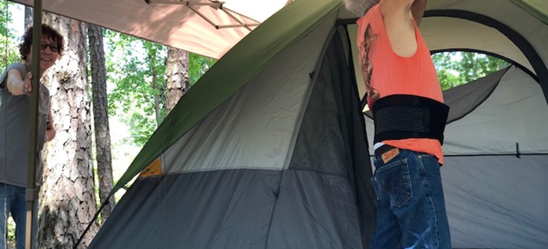 Humans - Lets Tent Camp!