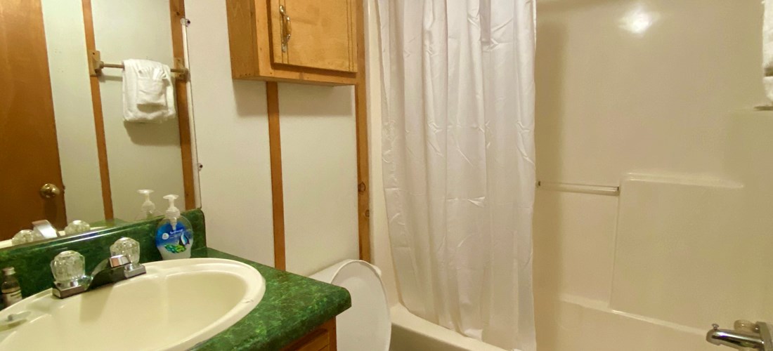 Deluxe Waterfront (6 People) Bathroom