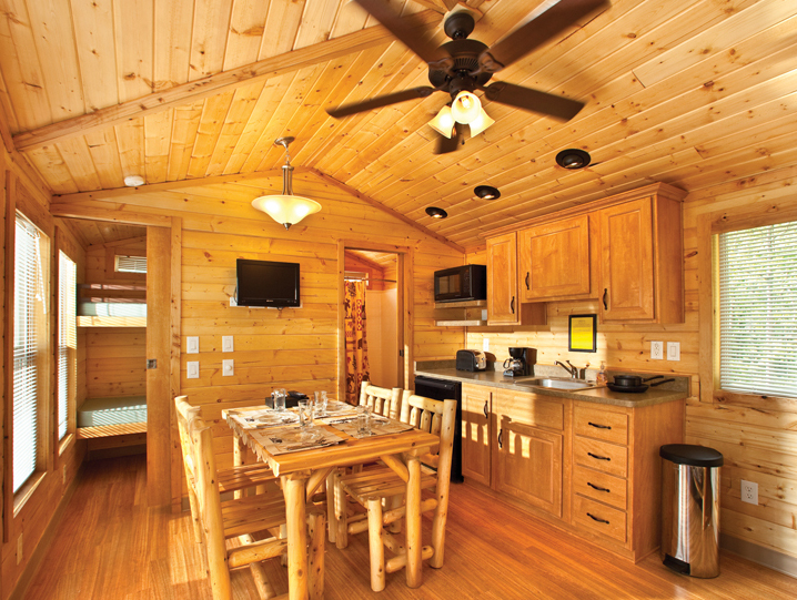 Interior of Deluxe Cabin