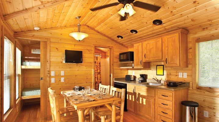 Interior of Deluxe Cabin