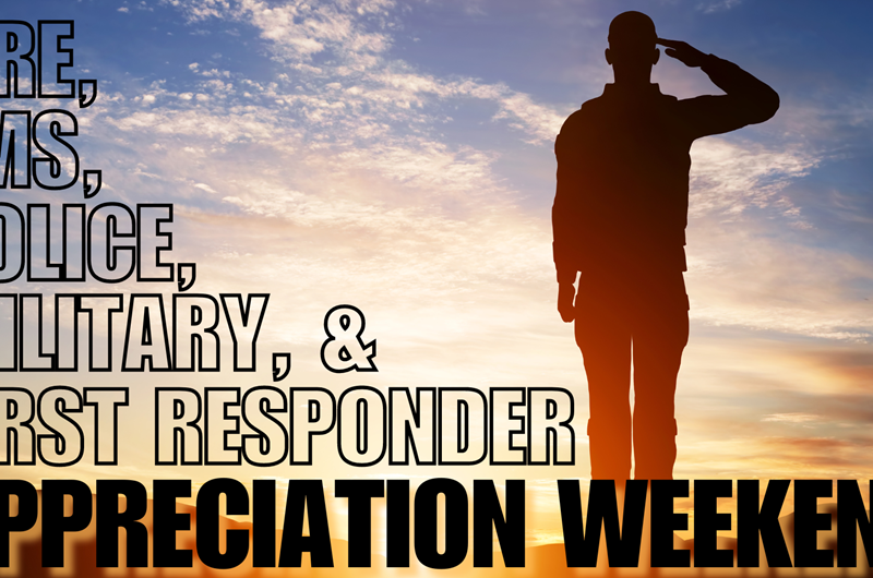 First Responder, Fire, Police, EMS, & Military Appreciation Photo