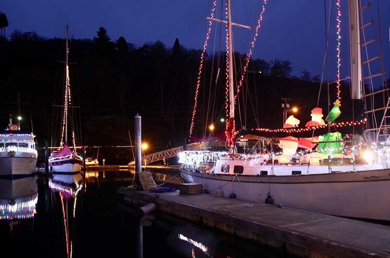 Marco Island Christmas Island Style Boat Parade Event at the Naples