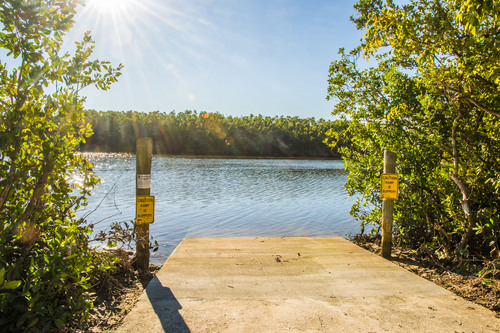 shallow boat launch