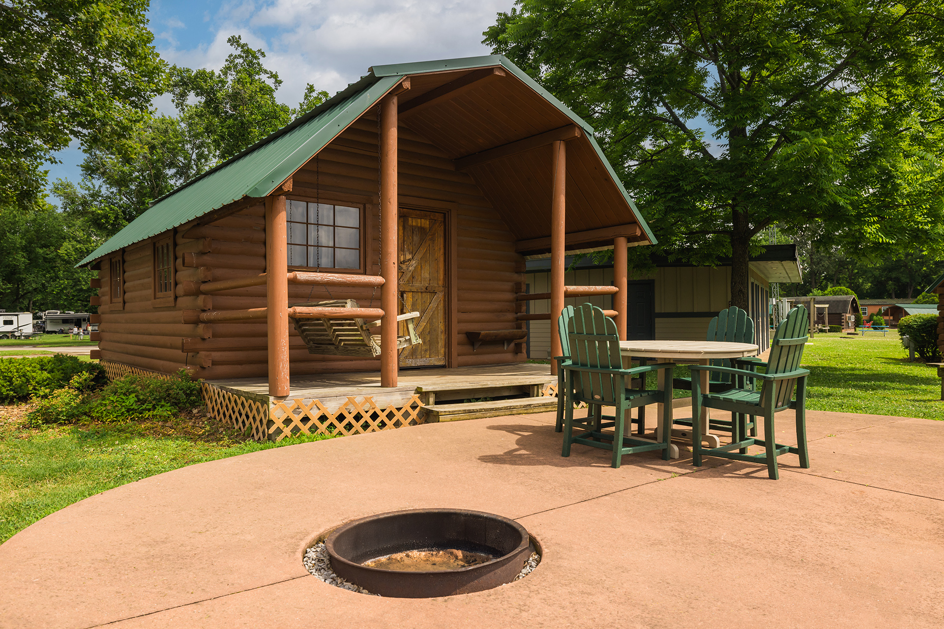 N20 - Camping Cabin, 2 Room (No Bathroom) - Sleeps 6_Patio_1