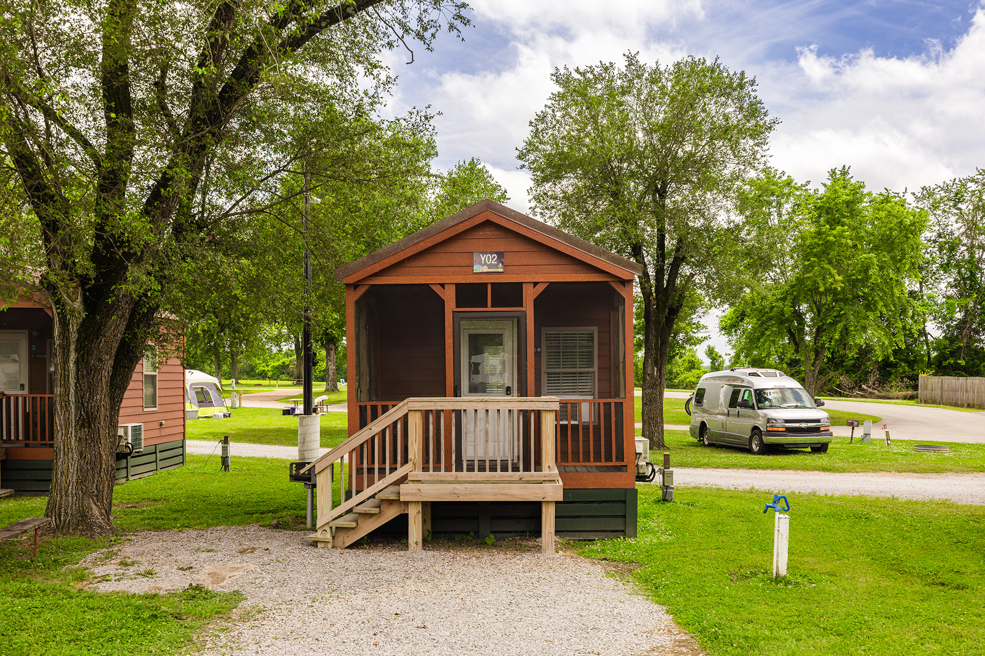 Y02 - Camping Cabin, 1 Room (No Bathroom) - Sleeps 4