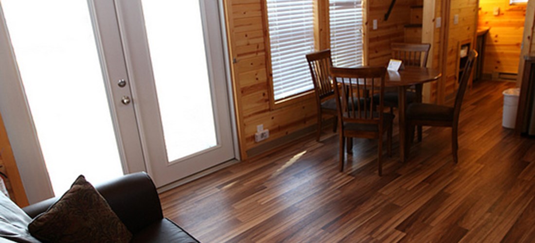 Deluxe Cabin - Living area