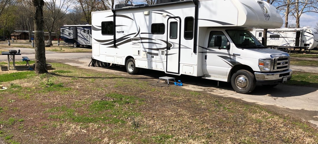 Our basic pull through sites are perfect for smaller RV's.