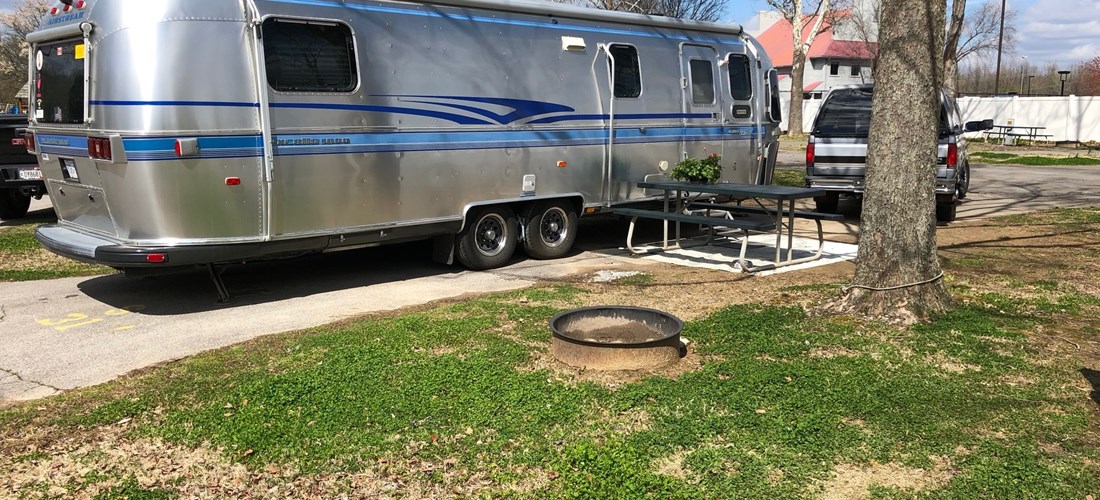 Each paved pull-through comes with a picnic table and fire ring.