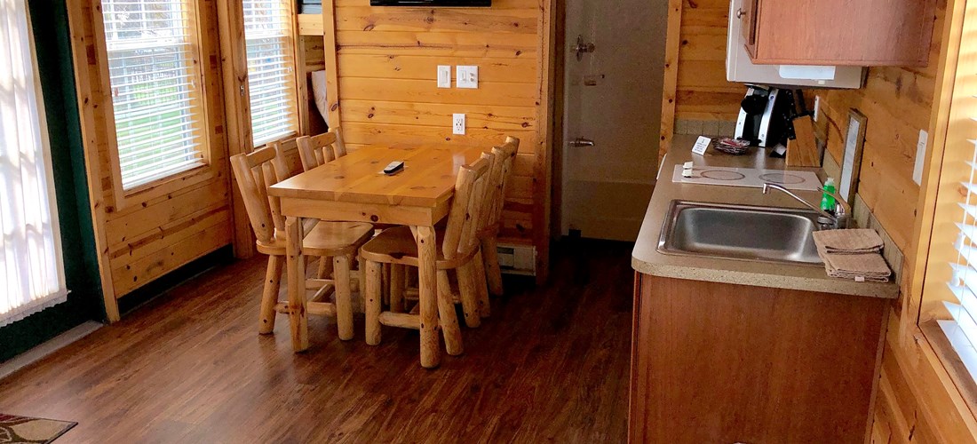Complete with all the comforts of home...only better, since you're on vacation!