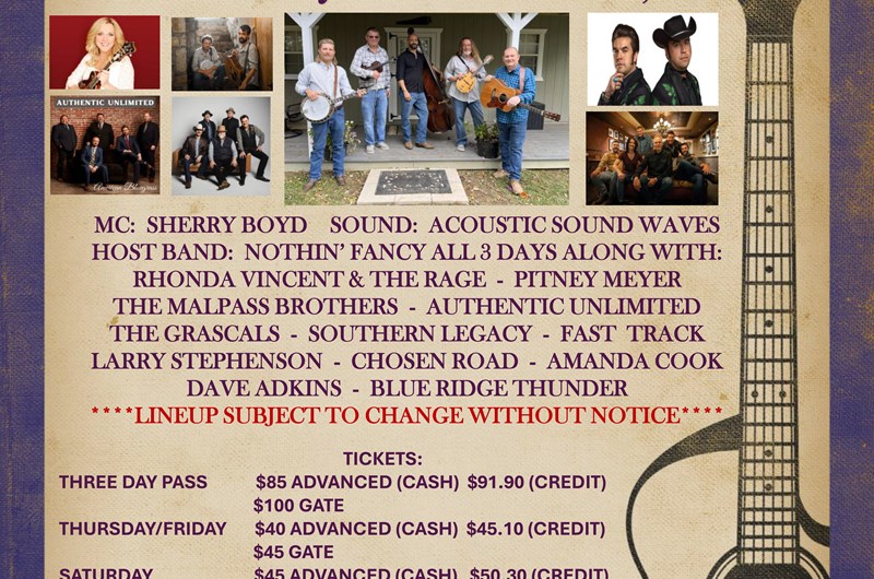 Annual Nothin' Fancy Bluegrass Festival Photo
