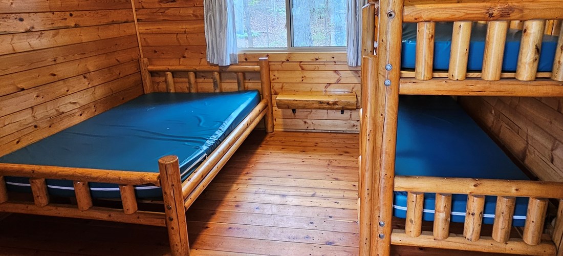 One Room Camping Cabin Interior