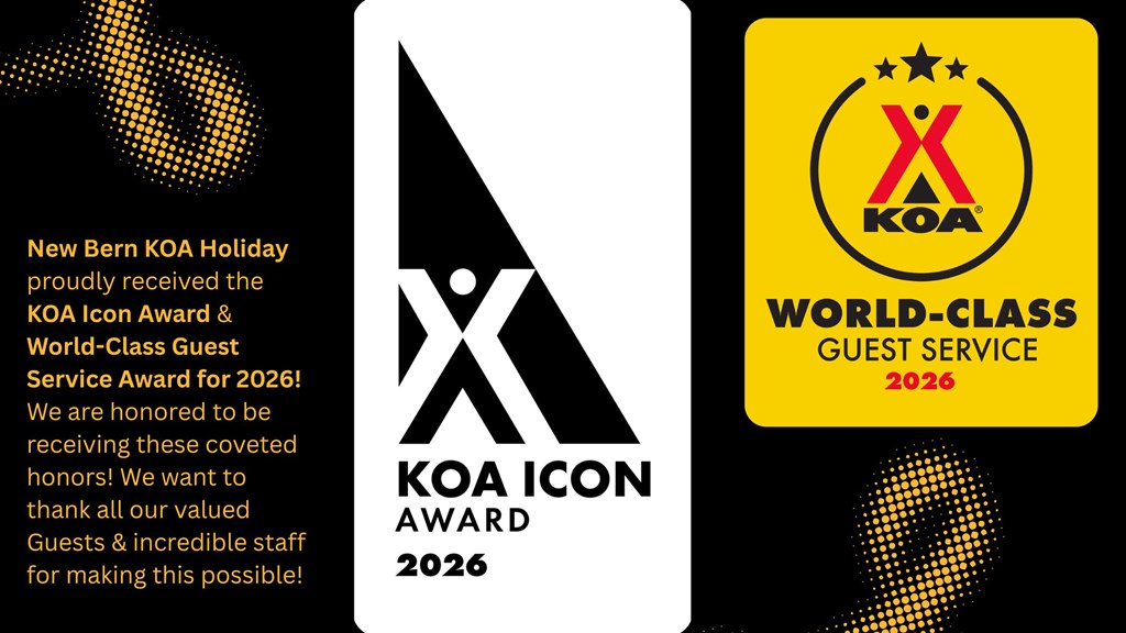 KOA Icon Award & World-Class Guest Service Winner!!!