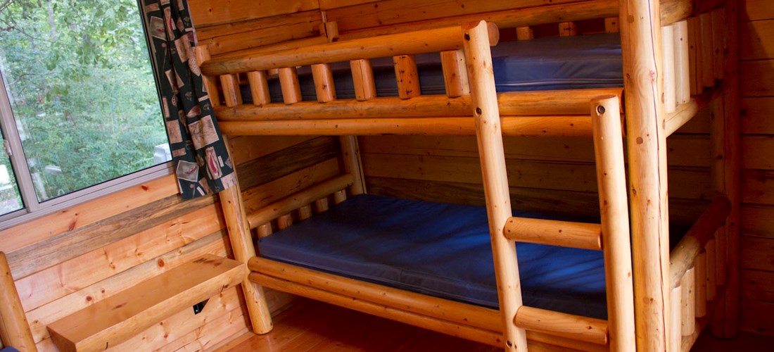 Bunk Bed sets in C2 room Camping Cabins.