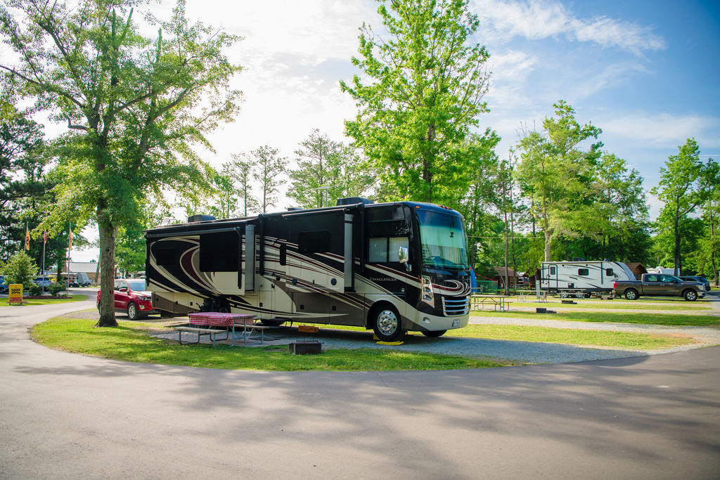 RV Campground Site Rentals in New Bern New Bern KOA