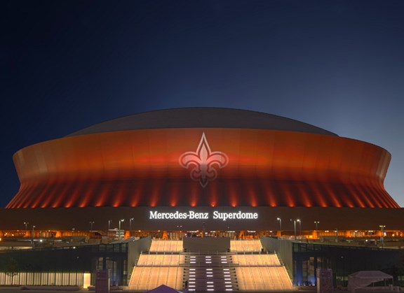 New Orleans Saints Football in the Superdome