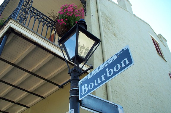French Market and Bourbon Street