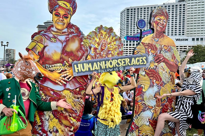 6th Annual Human Horse Races: Event at the New Orleans KOA Holiday ...